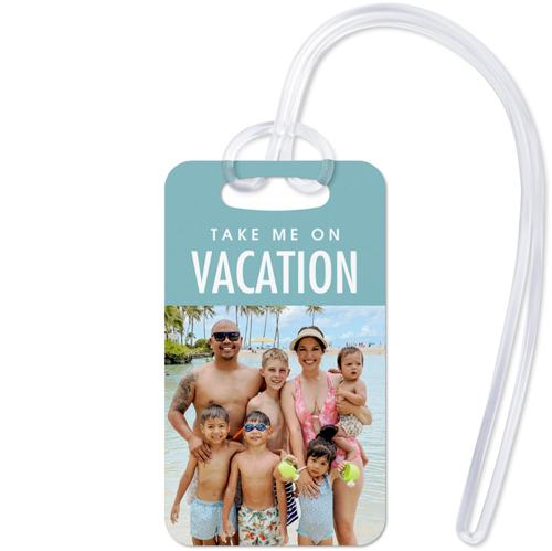 Vacation Gallery Of One Luggage Tag, Small, Multicolor