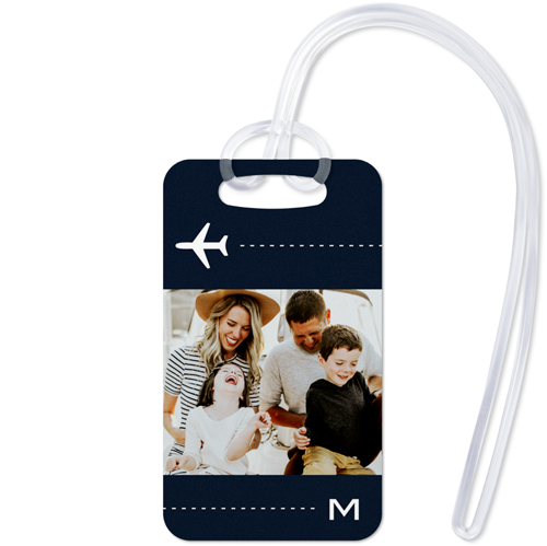 Coast to Coast Luggage Tag, Small, Black
