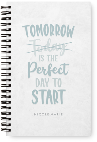 Tomorrow Is Perfect Monthly Planner, White