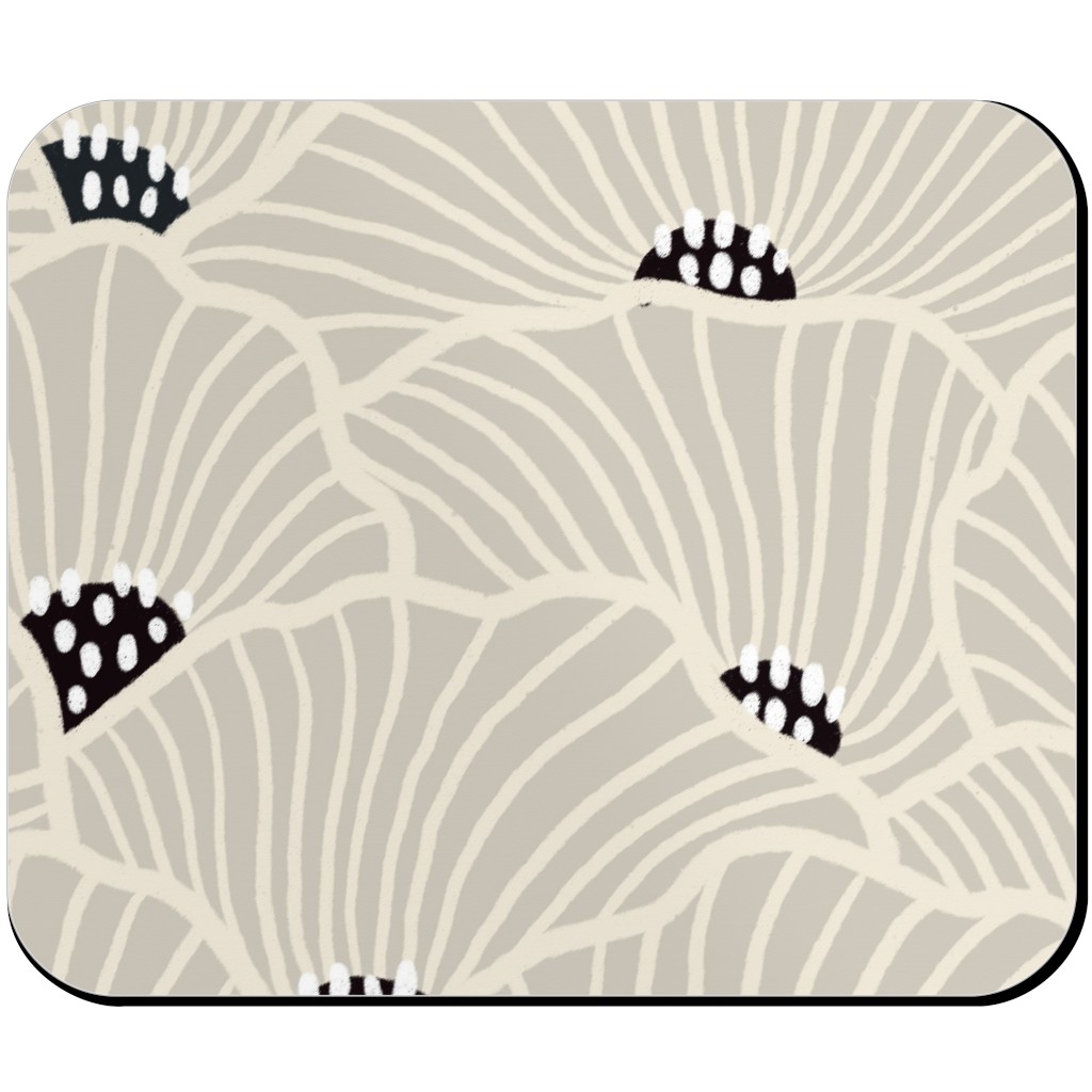 San Diego - Neutral Mouse Pad, Rectangle, Beige, Pearl