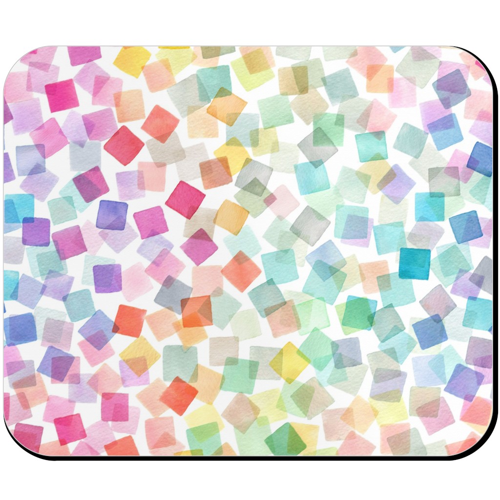 Confetti Party - Multi Mouse Pad, Rectangle, Multicolor
