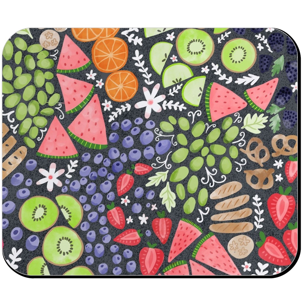 Fruity Medley Picnic Mouse Pad, Rectangle, Multicolor