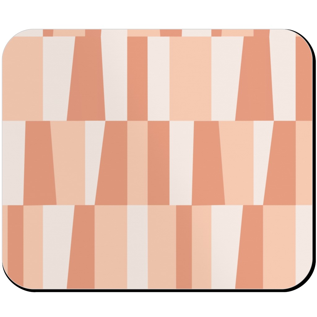 Collage Tiles - Orange Mouse Pad, Rectangle Ornament, Orange