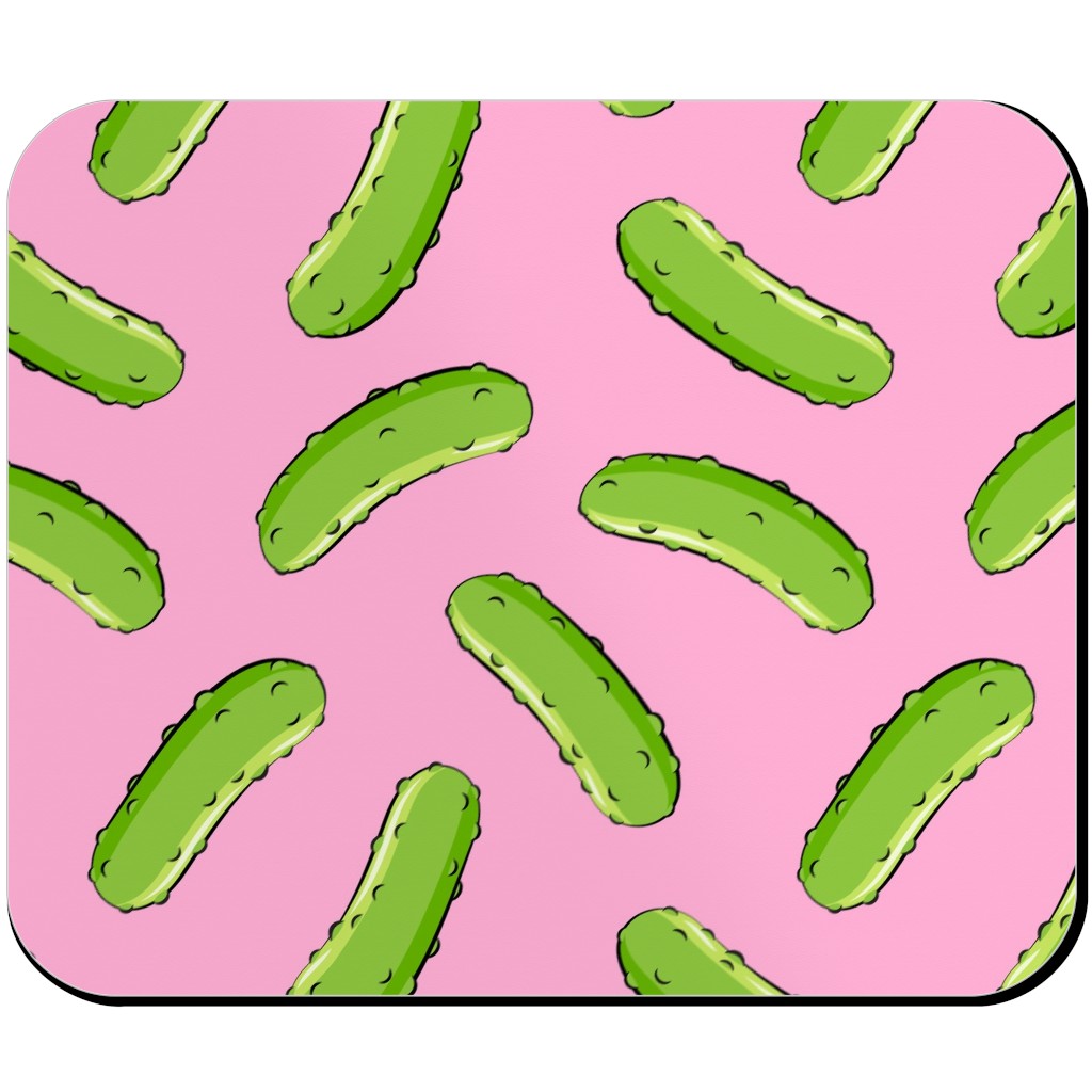 Pickles - Pink Mouse Pad, Rectangle Ornament, Pink
