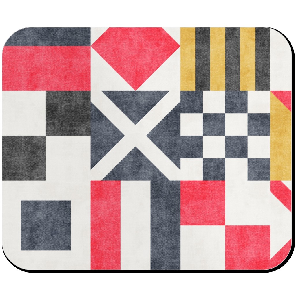 Vintage Maritime Flags - Multi Mouse Pad, Rectangle, Multicolor