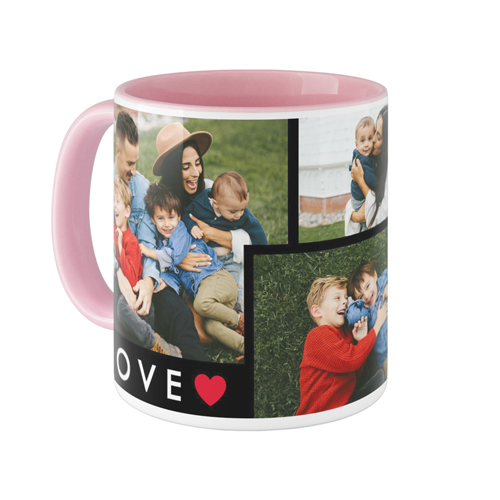 Modern Love Mug, Pink,  , 11oz, Red