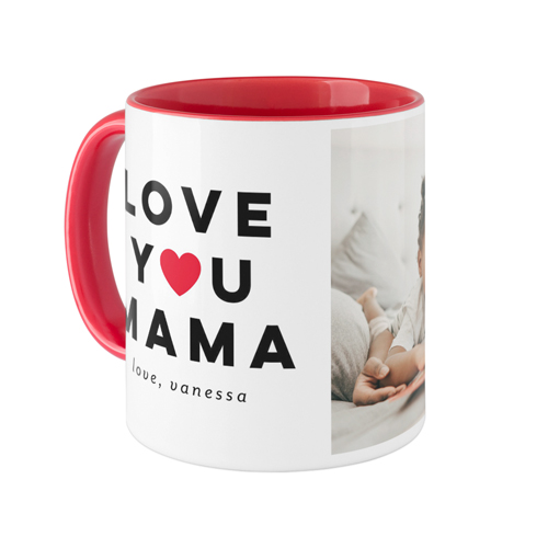 Modern Love You Mug, Red,  , 11oz, Red