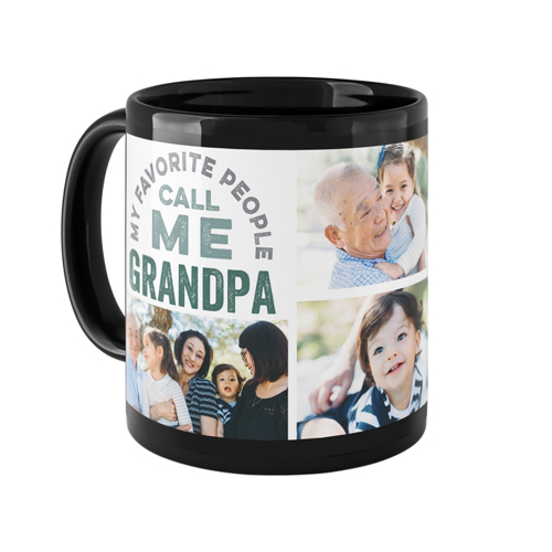 My Favorite People Arch Mug, Black, , 11oz, Blue, lake