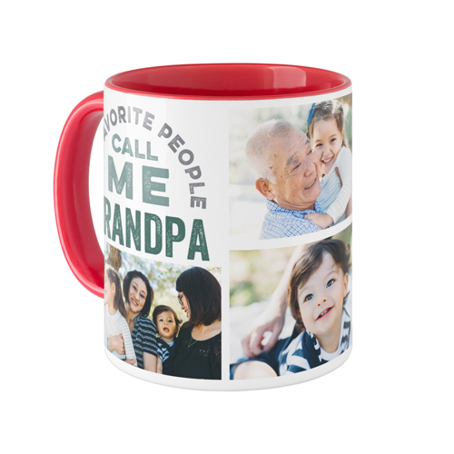 My Favorite People Arch Mug, Red, , 11oz, Blue, lake