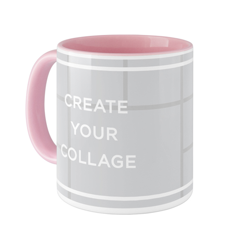Create a Collage Mug, Pink,  , 11oz, Multicolor