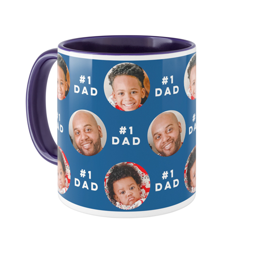 My Number One Mug, Blue, , 11oz, Blue, blue yonder