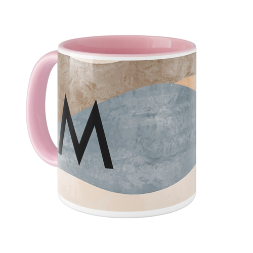 Hidden Hills Custom Text Mug, Pink,  , 11oz, Multicolor