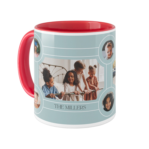 Vintage Family Tree Mug, Red, , 11oz, Blue, oasis