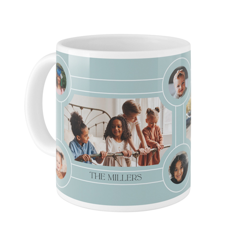 Vintage Family Tree Mug, White, , 11oz, Blue, oasis