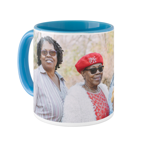 Photo Gallery Mug, Light Blue,  , 11oz, Multicolor