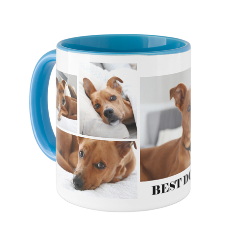 Gallery of Six Pets Mug, Light Blue,  , 11oz, Multicolor