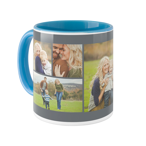Gallery of Six Mug, Light Blue, , 11oz, Multicolor, multi