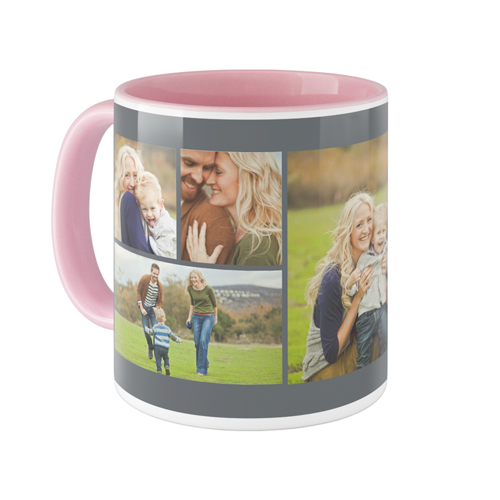 Gallery of Six Mug, Pink, , 11oz, Multicolor, multi
