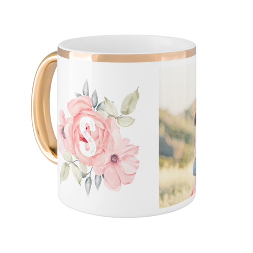 Pink And Gold Mugs