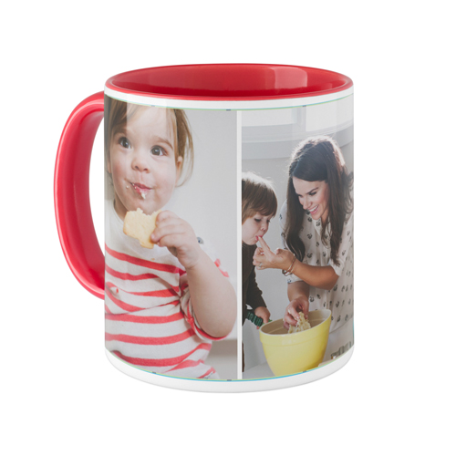 Gallery of Three Mug, Red,  , 11oz, Multicolor