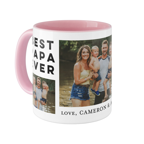 Gallery of Four Text Mug, Pink,  , 11oz, Multicolor