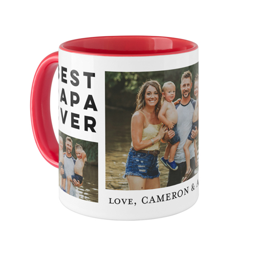 Gallery of Four Text Mug, Red,  , 11oz, Multicolor