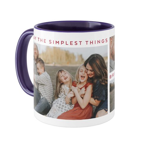 Simplest Things Mug, Blue,  , 11oz, Red