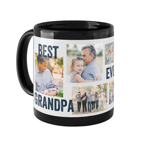 Best Ever Collage Mug, Black,  , 11oz, Gray