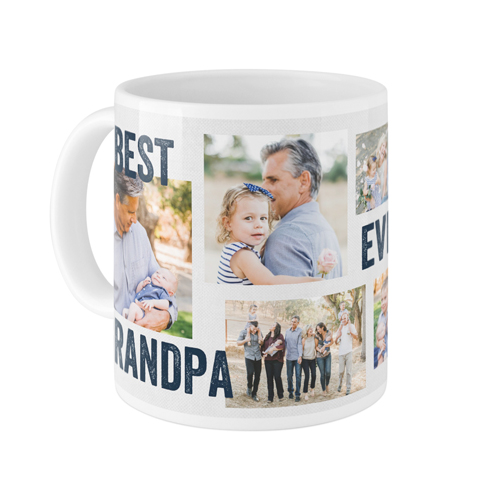 Best Ever Collage Mug, White,  , 11oz, Gray