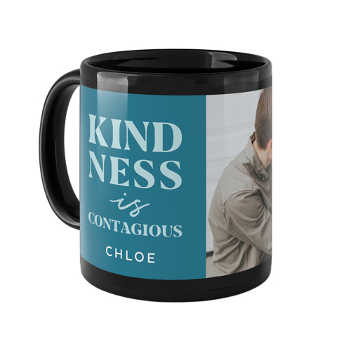 Kindness Is Mug, Black,  , 11oz, Blue
