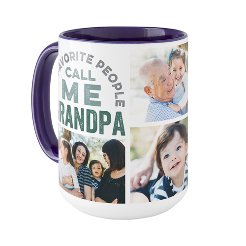 My Favorite People Arch Mug, Blue, , 15oz, Blue, lake