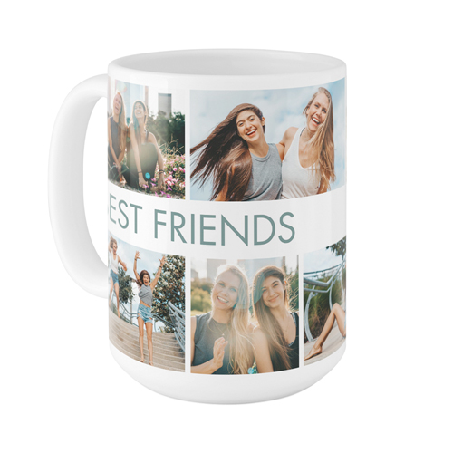 Gallery of Eight Banner Mug, White, , 15oz, Multicolor, multi