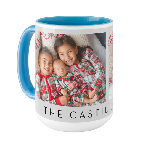 Gallery of Two Banner Mug, Light Blue, , 15oz, Multicolor, multi