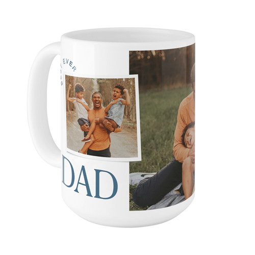 The Best Dad Ever Mug, White, , 15oz, White, white