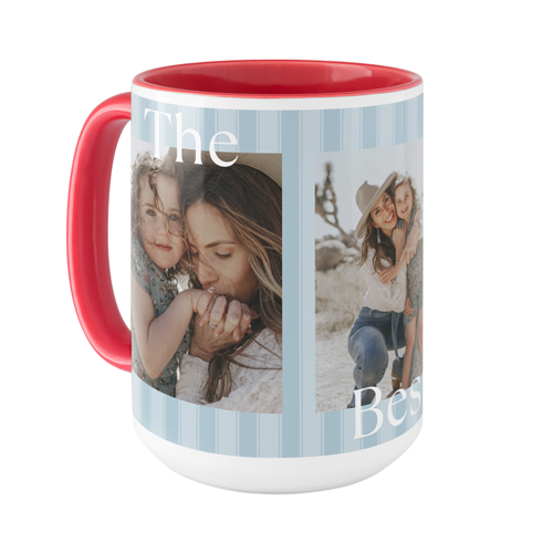 The Best Mom Mug, Red, , 15oz, Blue, celeste