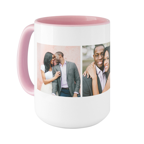 Classic Trio Mug, Pink,  , 15oz, White