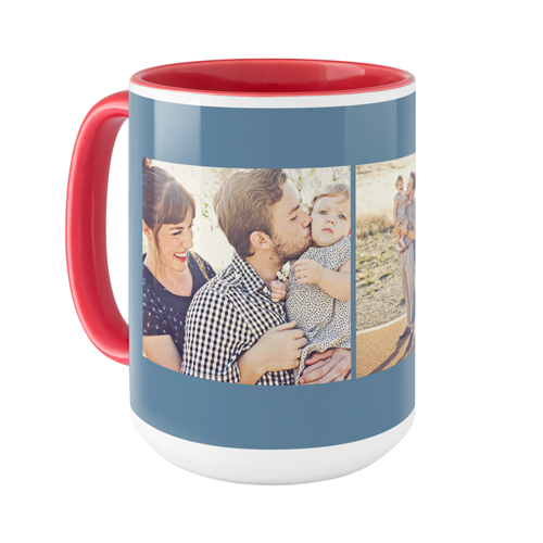 Gallery of Four Mug, Red, , 15oz, Multicolor, multi