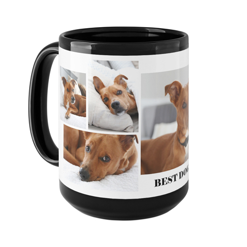 Gallery of Six Pets Mug, Black,  , 15oz, Multicolor