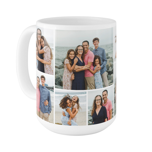 Gallery of Ten Mug, White, , 15oz, Multicolor, multi