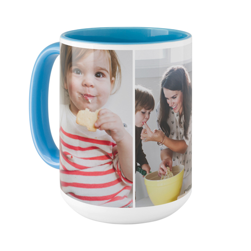 Gallery of Three Mug, Light Blue,  , 15oz, Multicolor