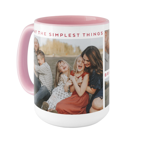 Simplest Things Mug, Pink,  , 15oz, Red