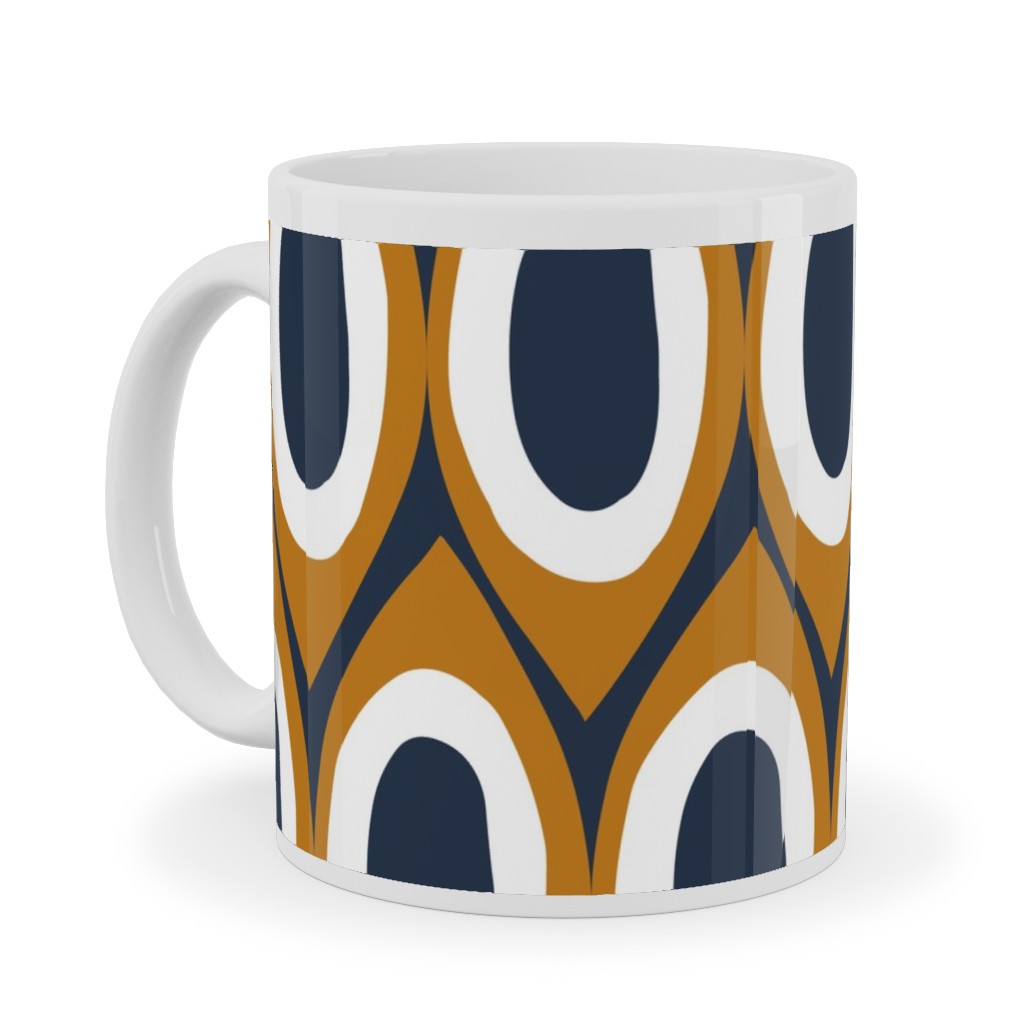 Honey Combo - Mustard Yellow Ceramic Mug, White, , 11oz, Multicolor