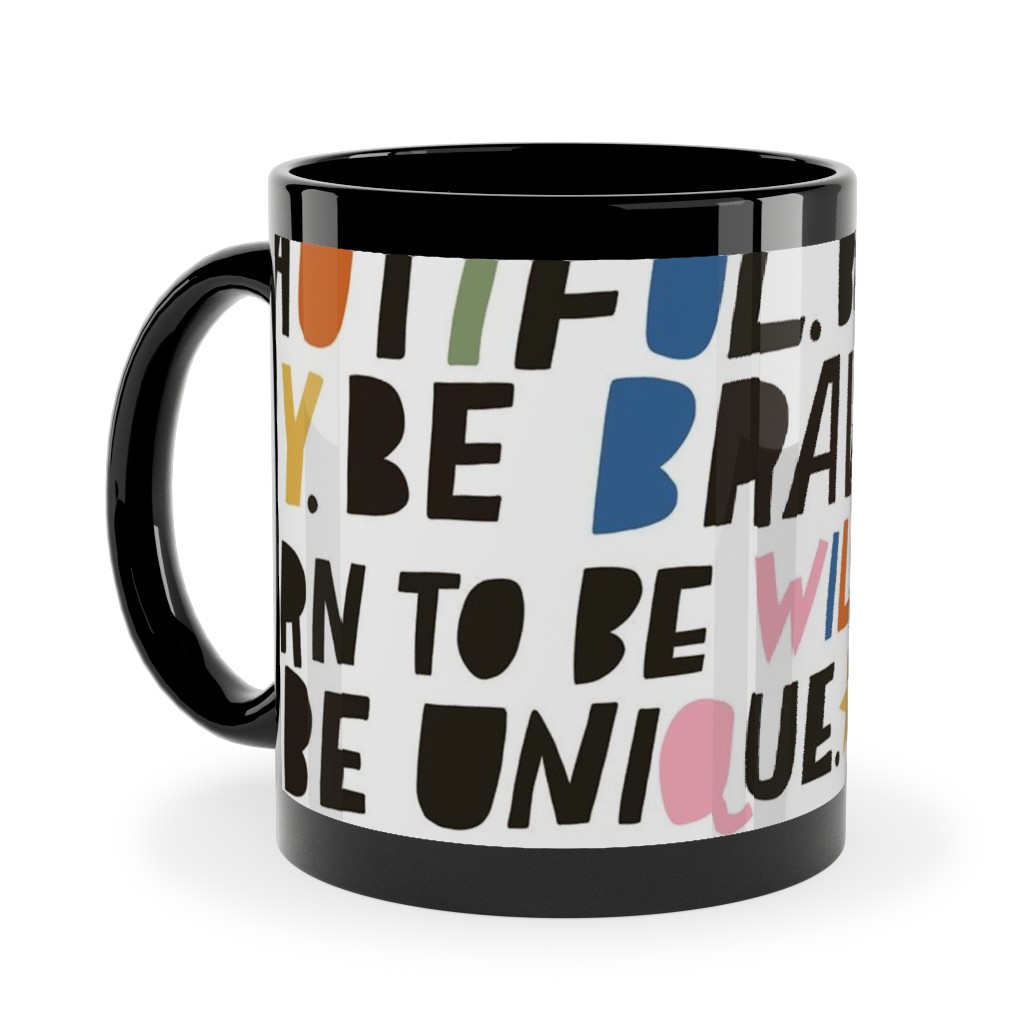 Sweet Words - Multi Ceramic Mug, Black, , 11oz, Multicolor