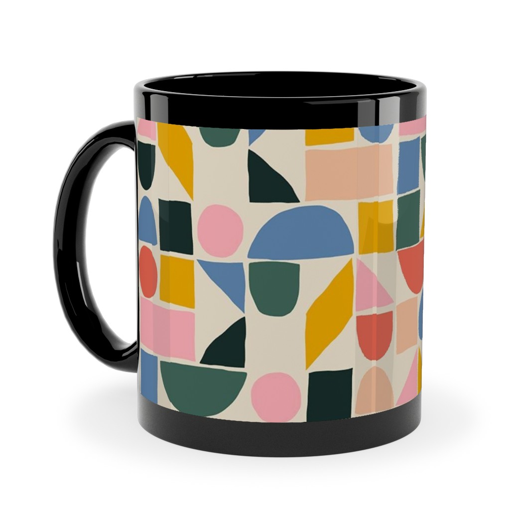 the Dog Ate My Ruler - Multi Ceramic Mug, Black, , 11oz, Multicolor