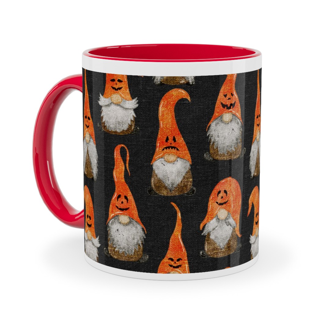 My Gnomes Ceramic Mug, Red,  , 11oz, Orange