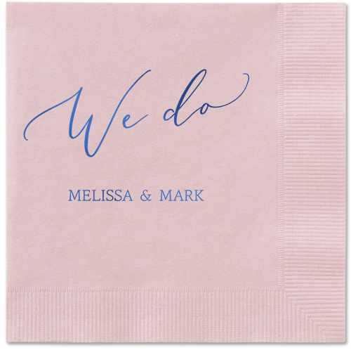 Snapshot Serenity Napkin, Blue, Blush, royal