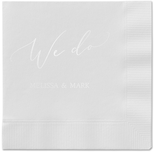 Snapshot Serenity Napkin, White, White, white