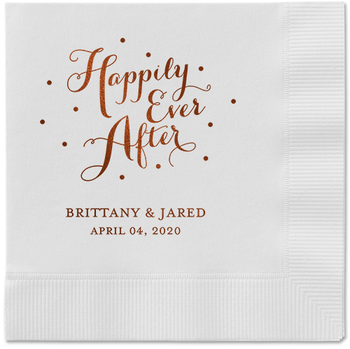 Divine Forever Napkins, Brown, White, Mocha