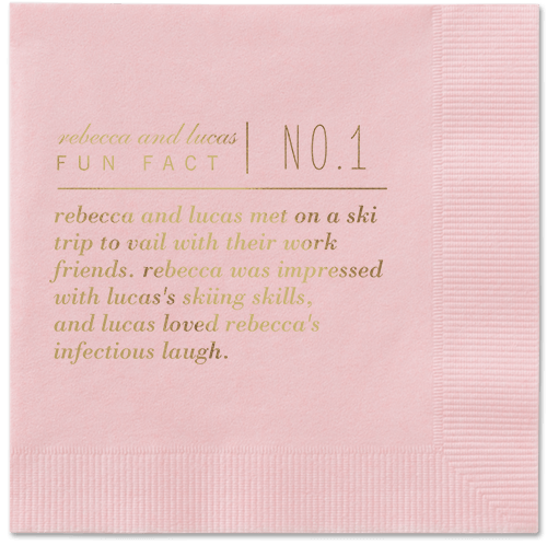 Fascinating Story Napkins, Yellow, Blush