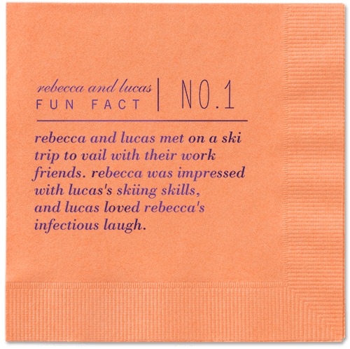 Fascinating Story Napkins, Purple, Coral, Purple